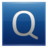 Letter Q blue Icon